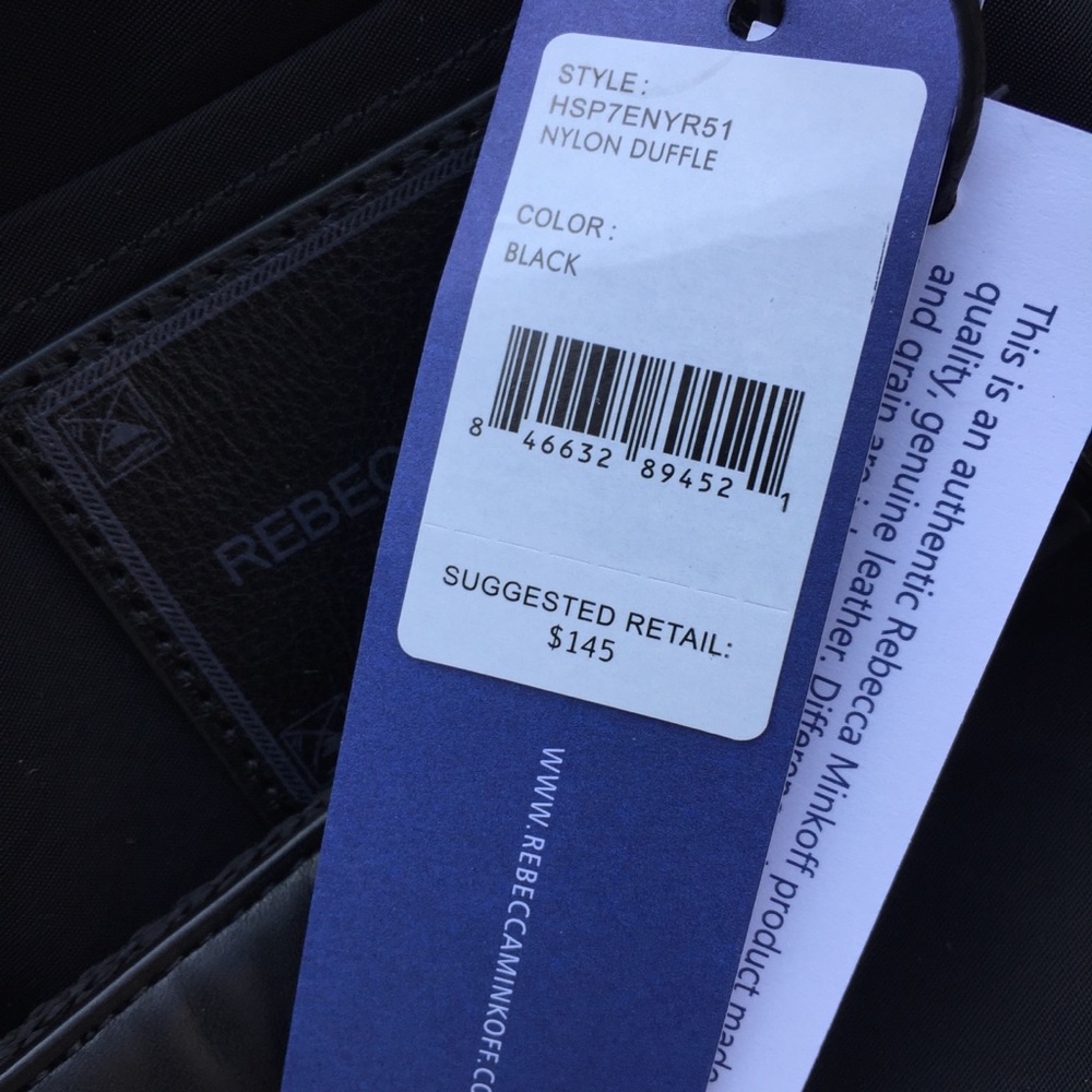 FINAL PRICE! ❤️ REBECCA MINKOFF NYLON DUFFLE TOTE - Picture 6 of 8